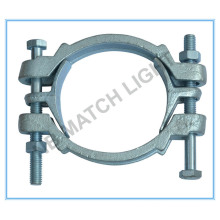 Carbon Steel Zinc Plated Double Bolt Pipe Clamps